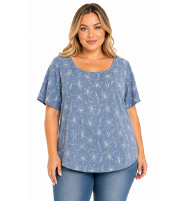 PLUS SIZE ΜΠΛΟΥΖΑ ΚΟΝΤΟΜΑΝΙΚΗ