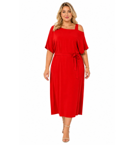 PLUS SIZE ΦΟΡΕΜΑ MAXI ΚΟΝΤΟΜΑΝΙΚΟ