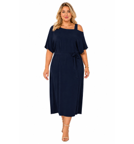PLUS SIZE ΦΟΡΕΜΑ MAXI ΚΟΝΤΟΜΑΝΙΚΟ