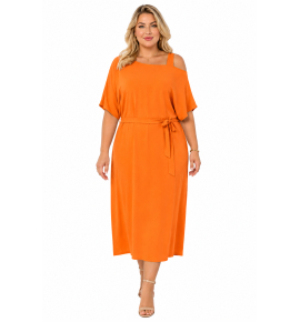 PLUS SIZE ΦΟΡΕΜΑ MAXI ΚΟΝΤΟΜΑΝΙΚΟ