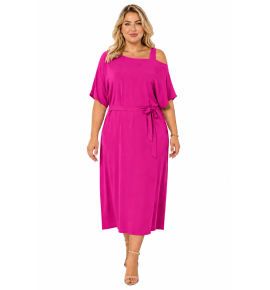 PLUS SIZE ΦΟΡΕΜΑ MAXI ΚΟΝΤΟΜΑΝΙΚΟ