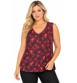 PLUS SIZE ΜΠΛΟΥΖΑ ΑΜΑΝΙΚΗ