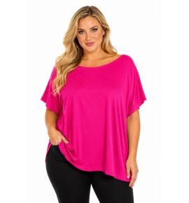 PLUS SIZE ΜΠΛΟΥΖΑ ΚΟΝΤΟΜΑΝΙΚΗ