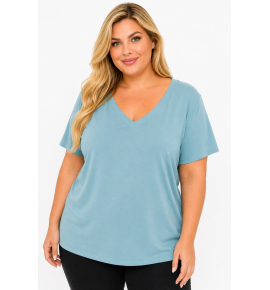 PLUS SIZE ΜΠΛΟΥΖΑ ΚΟΝΤΟΜΑΝΙΚΗ