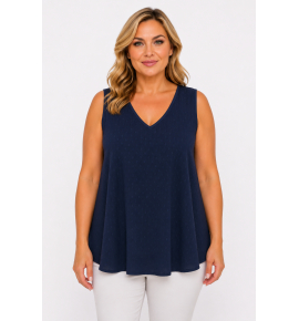 PLUS SIZE ΜΠΛΟΥΖΑ ΑΜΑΝΙΚΗ