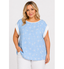 PLUS SIZE ΜΠΛΟΥΖΑ ΑΜΑΝΙΚΗ