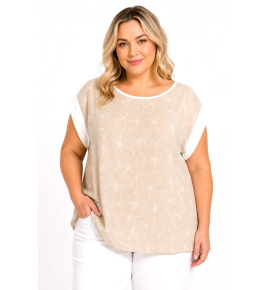 PLUS SIZE ΜΠΛΟΥΖΑ ΑΜΑΝΙΚΗ