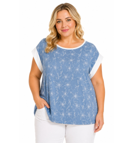 PLUS SIZE ΜΠΛΟΥΖΑ ΑΜΑΝΙΚΗ