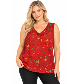 PLUS SIZE ΜΠΛΟΥΖΑ ΑΜΑΝΙΚΗ