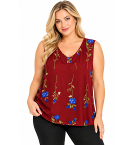 PLUS SIZE ΜΠΛΟΥΖΑ ΑΜΑΝΙΚΗ