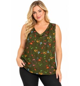 PLUS SIZE ΜΠΛΟΥΖΑ ΑΜΑΝΙΚΗ