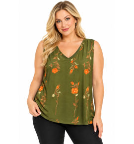 PLUS SIZE ΜΠΛΟΥΖΑ ΑΜΑΝΙΚΗ