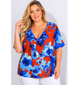 PLUS SIZE ΜΠΛΟΥΖΑ ΚΟΝΤΟΜΑΝΙΚΗ