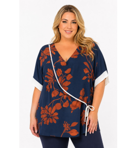 PLUS SIZE ΜΠΛΟΥΖΑ ΚΟΝΤΟΜΑΝΙΚΗ
