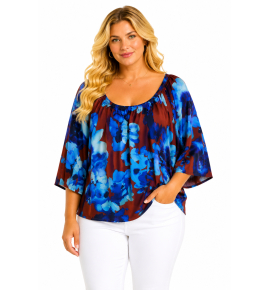 PLUS SIZE ΜΠΛΟΥΖΑ ΚΟΝΤΟΜΑΝΙΚΗ