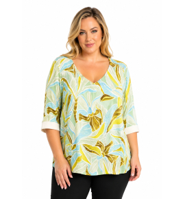 PLUS SIZE ΜΠΛΟΥΖΑ ΚΟΝΤΟΜΑΝΙΚΗ