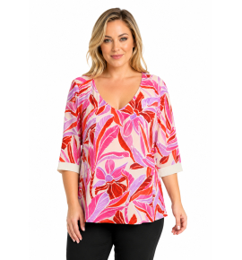 PLUS SIZE ΜΠΛΟΥΖΑ ΚΟΝΤΟΜΑΝΙΚΗ