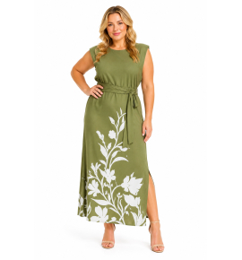 PLUS SIZE ΦΟΡΕΜΑ MAXI ΑΜΑΝΙΚΟ