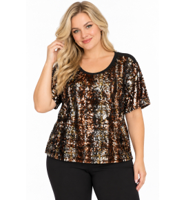 PLUS SIZE ΜΠΛΟΥΖΑ ΚΟΝΤΟΜΑΝΙΚΗ