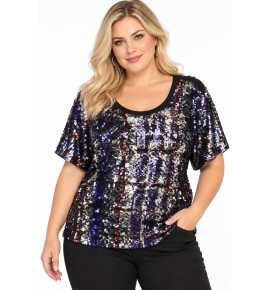 PLUS SIZE ΜΠΛΟΥΖΑ ΚΟΝΤΟΜΑΝΙΚΗ