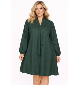 PLUS SIZE ΦΟΡΕΜΑ MINI ΜΑΚΡΥΜΑΝΙΚΟ