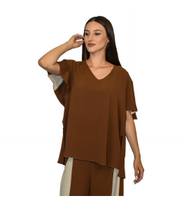 PLUS SIZE ΜΠΛΟΥΖΑ ΚΟΝΤΟΜΑΝΙΚΗ