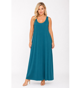 PLUS SIZE ΦΟΡΕΜΑ MAXI ΑΜΑΝΙΚΟ
