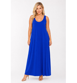 PLUS SIZE ΦΟΡΕΜΑ MAXI ΑΜΑΝΙΚΟ