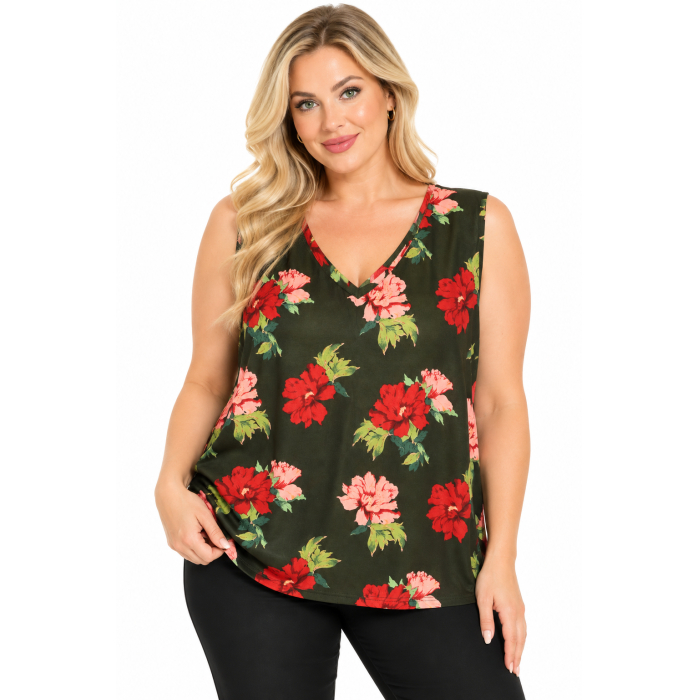 PLUS SIZE ΜΠΛΟΥΖΑ ΑΜΑΝΙΚΗ