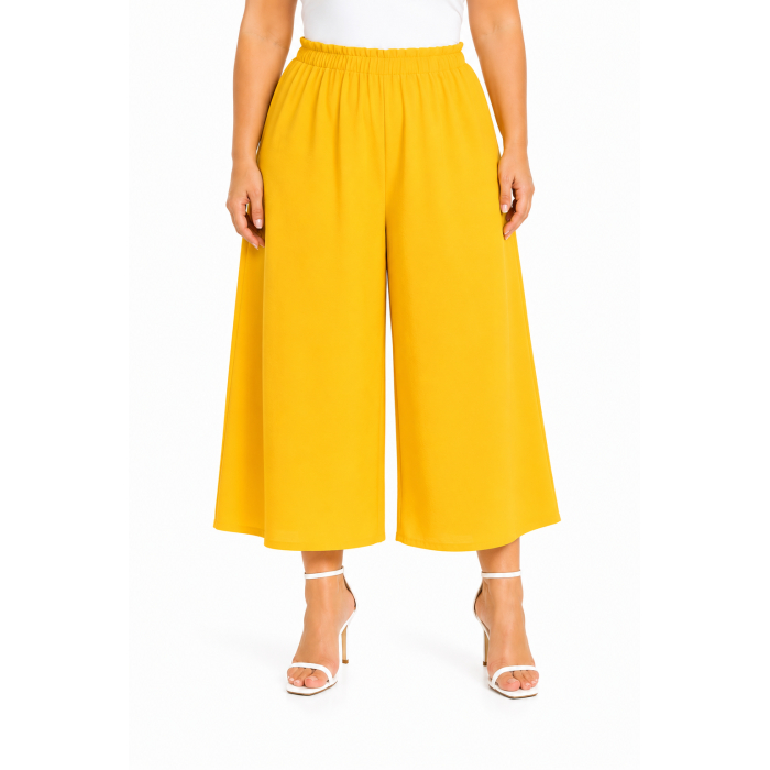 PLUS SIZE ΖΙΠ ΚΙΛΟΤ ΥΦΑΣΜΑΤΙΝΗ