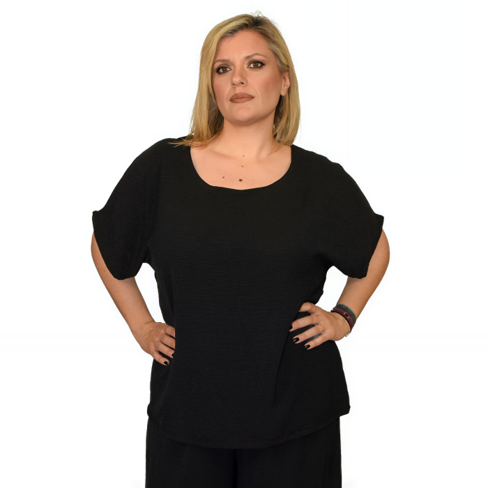 PLUS SIZE ΜΠΛΟΥΖΑ ΚΟΝΤΟΜΑΝΙΚΗ