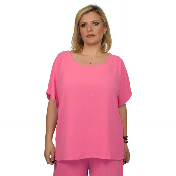 PLUS SIZE ΜΠΛΟΥΖΑ ΚΟΝΤΟΜΑΝΙΚΗ