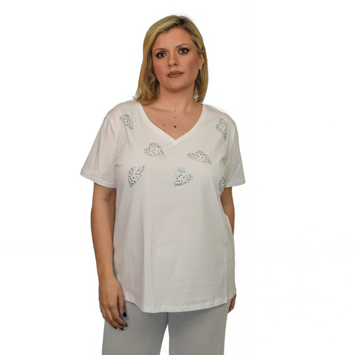 PLUS SIZE ΜΠΛΟΥΖΑ ΚΟΝΤΟΜΑΝΙΚΗ