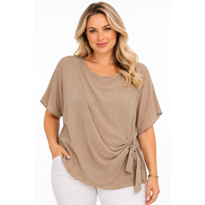 PLUS SIZE ΜΠΛΟΥΖΑ ΚΟΝΤΟΜΑΝΙΚΗ