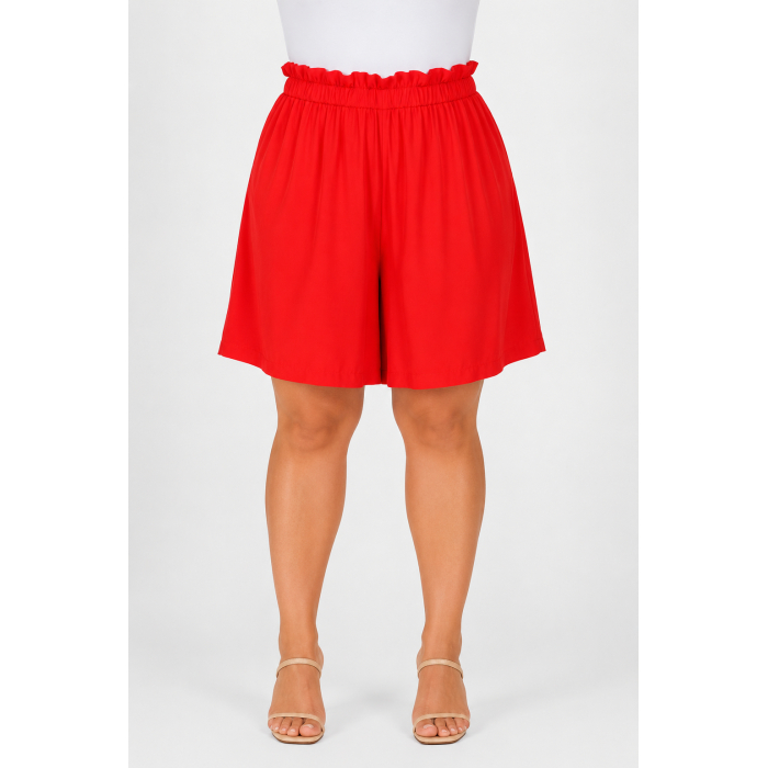 PLUS SIZE ΒΕΡΜΟΥΔΑ ΥΦΑΣΜΑΤΙΝΗ