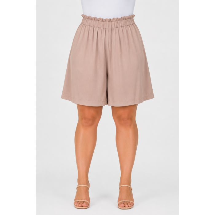 PLUS SIZE ΒΕΡΜΟΥΔΑ ΥΦΑΣΜΑΤΙΝΗ
