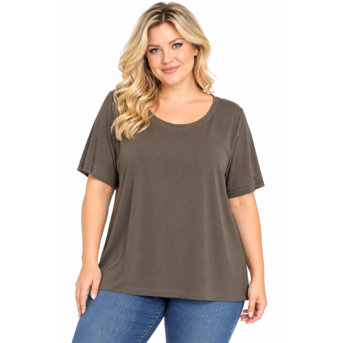 PLUS SIZE ΜΠΛΟΥΖΑ ΚΟΝΤΟΜΑΝΙΚΗ