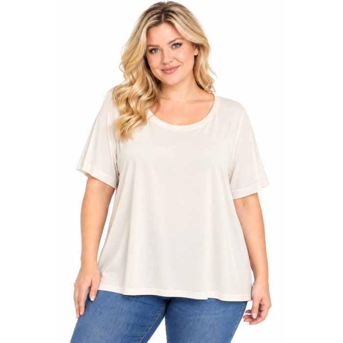 PLUS SIZE ΜΠΛΟΥΖΑ ΚΟΝΤΟΜΑΝΙΚΗ
