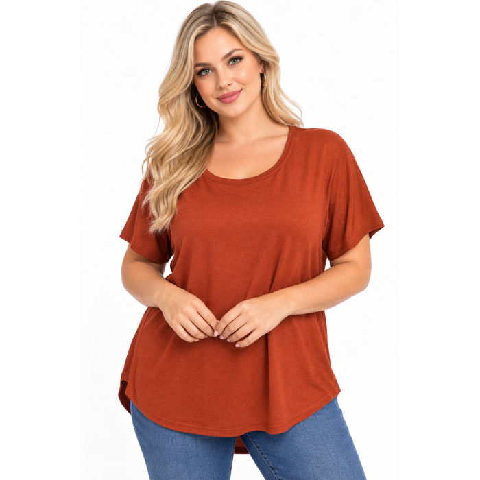 PLUS SIZE ΜΠΛΟΥΖΑ ΚΟΝΤΟΜΑΝΙΚΗ