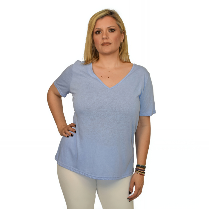 PLUS SIZE ΜΠΛΟΥΖΑ ΚΟΝΤΟΜΑΝΙΚΗ
