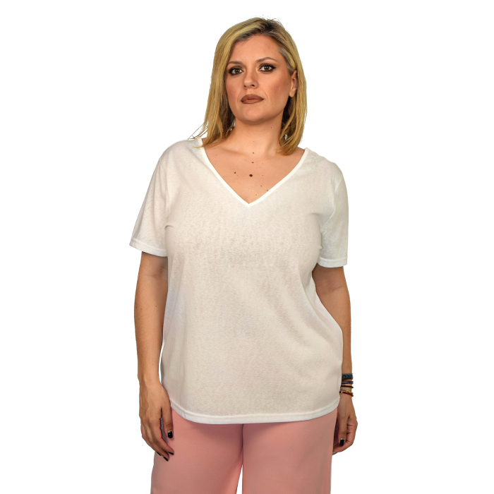 PLUS SIZE ΜΠΛΟΥΖΑ ΚΟΝΤΟΜΑΝΙΚΗ