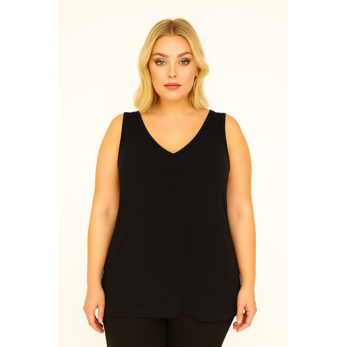 PLUS SIZE ΜΠΛΟΥΖΑ ΑΜΑΝΙΚΗ