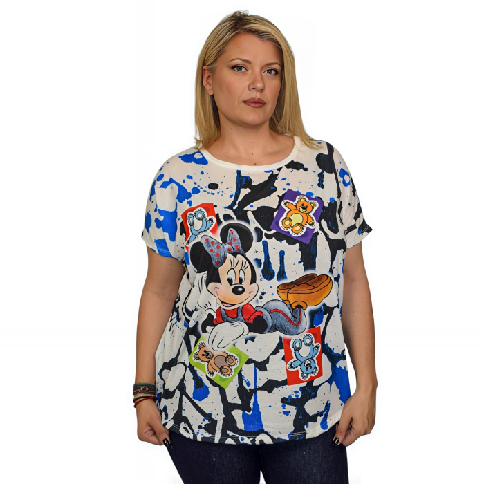 PLUS SIZE ΜΠΛΟΥΖΑ ΚΟΝΤΟΜΑΝΙΚΗ