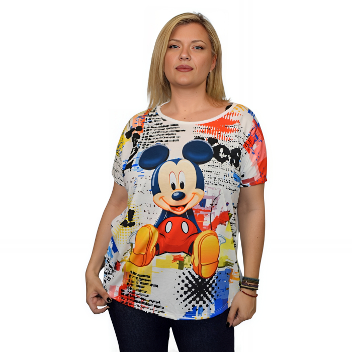 PLUS SIZE ΜΠΛΟΥΖΑ ΚΟΝΤΟΜΑΝΙΚΗ