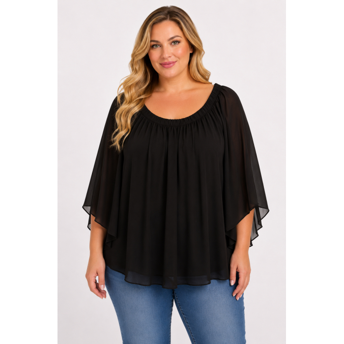 PLUS SIZE ΜΠΛΟΥΖΑ ΤΡΟΥΑΚΑΡ