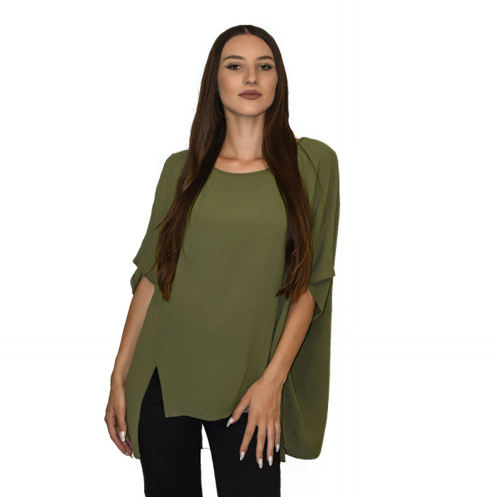 PLUS SIZE ΜΠΛΟΥΖΑ ΚΟΝΤΟΜΑΝΙΚΗ