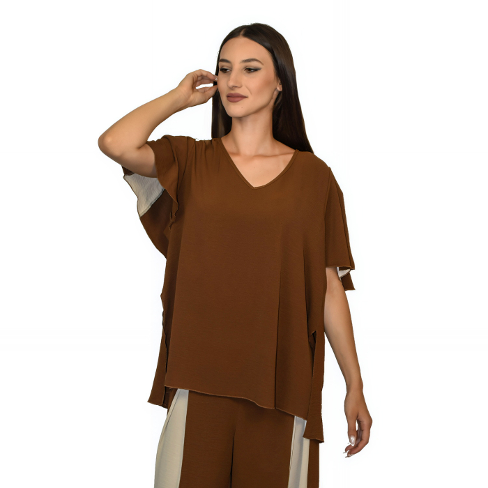 PLUS SIZE ΜΠΛΟΥΖΑ ΚΟΝΤΟΜΑΝΙΚΗ