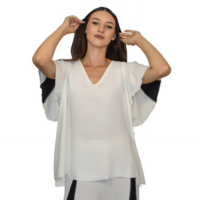 PLUS SIZE ΜΠΛΟΥΖΑ ΚΟΝΤΟΜΑΝΙΚΗ