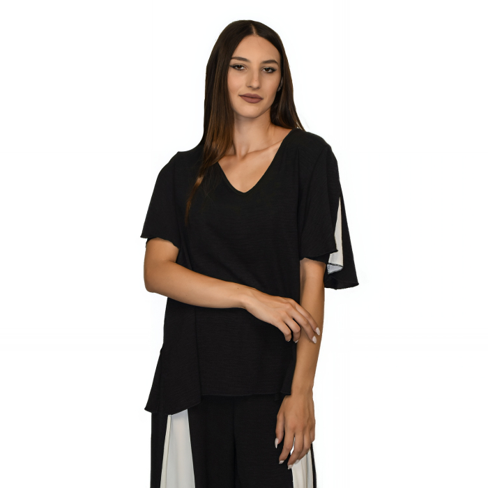 PLUS SIZE ΜΠΛΟΥΖΑ ΚΟΝΤΟΜΑΝΙΚΗ