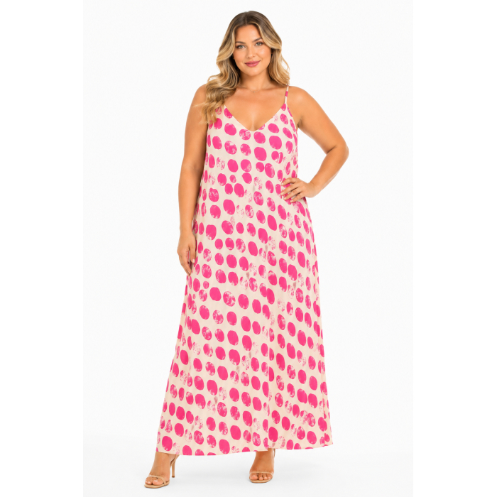  PLUS SIZE ΦΟΡΕΜΑ MAXI  ΤΙΡΑΝΤΕ